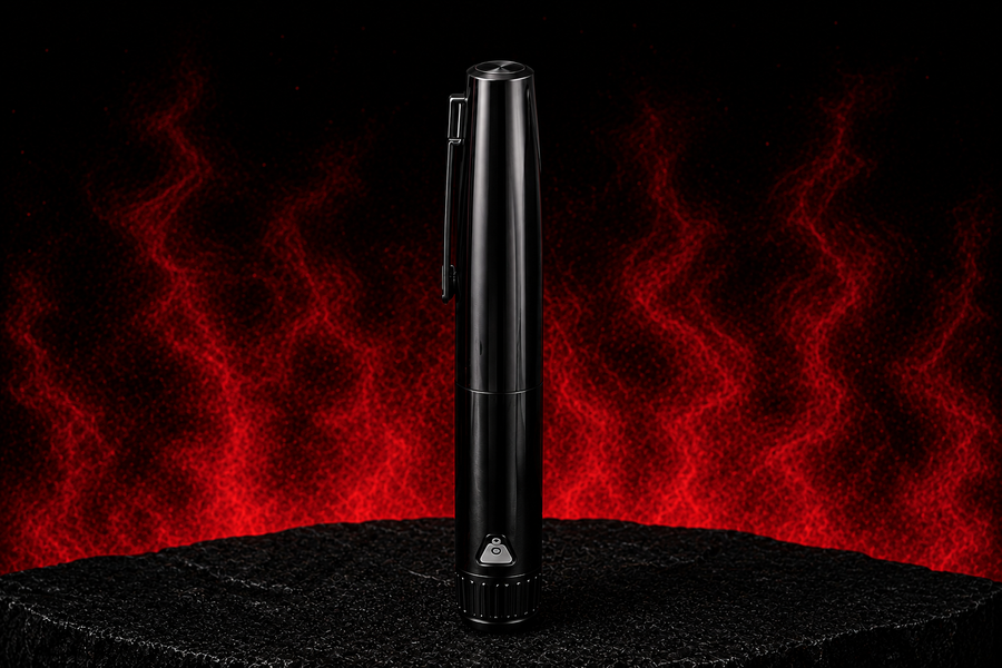 Reusable black pen